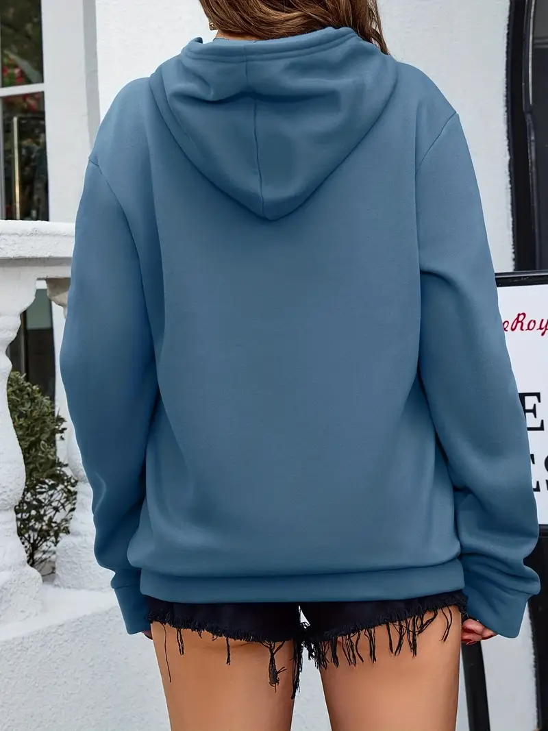 Casual Kangaroo Pocket Hoodie - Image 3
