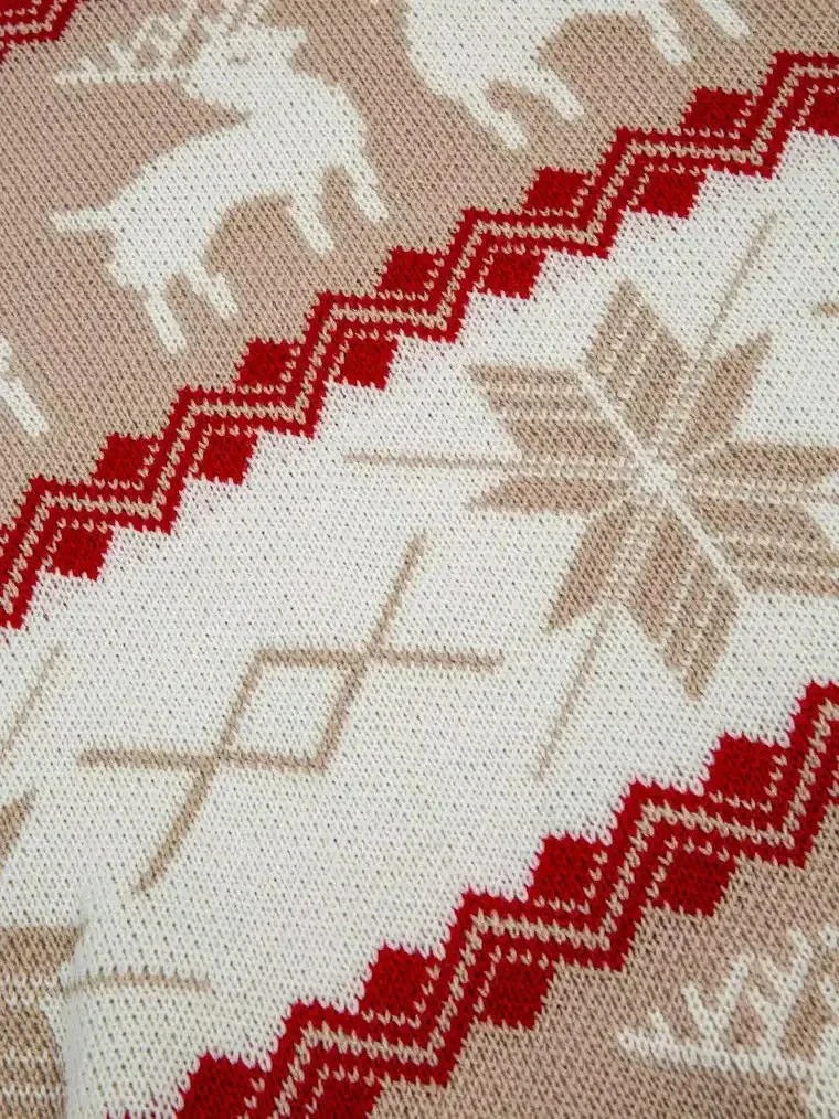 Women's Christmas Poncho Sweater - Image 3