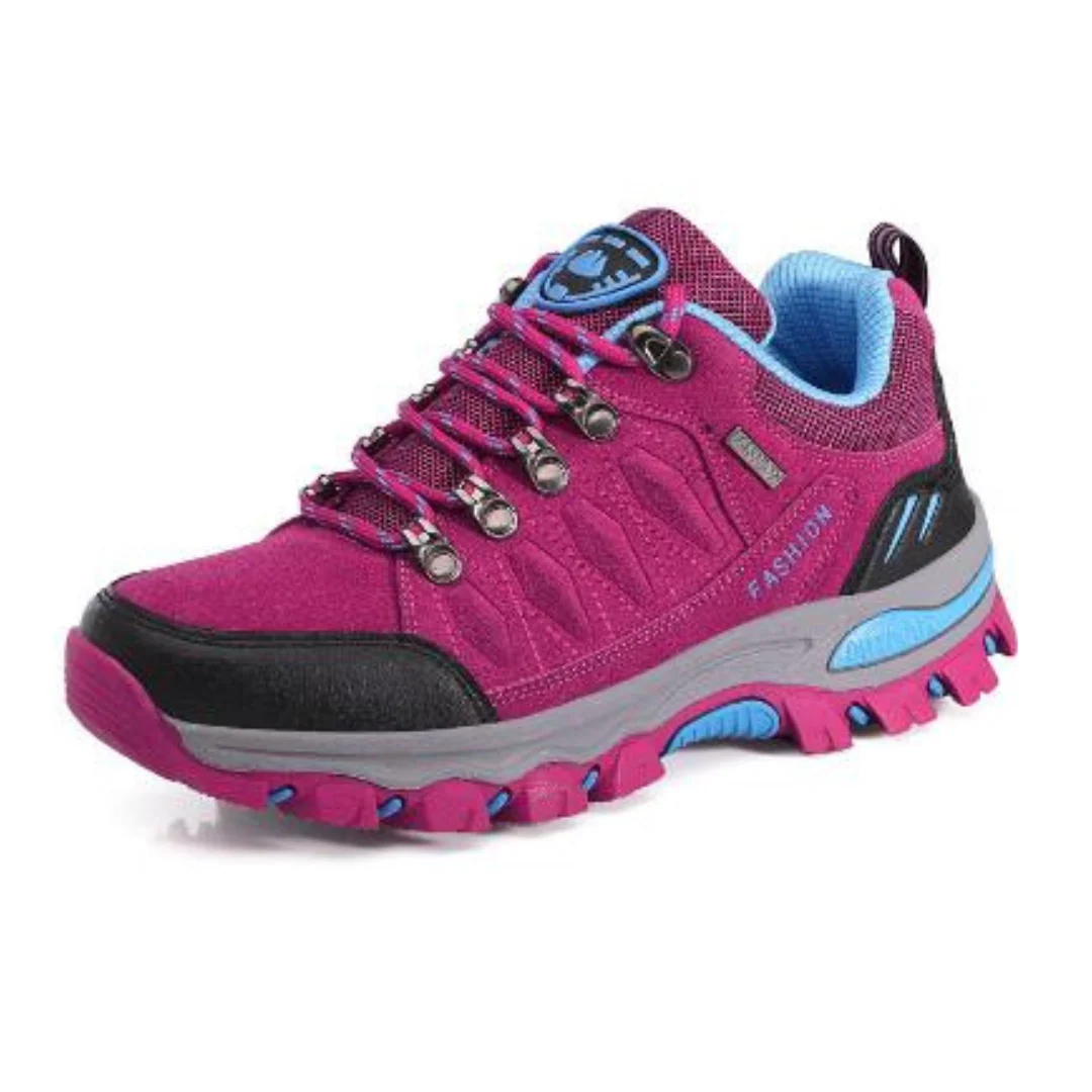 Women's Hiking Shoes with Lace-up and Chunky Sole - Image 3