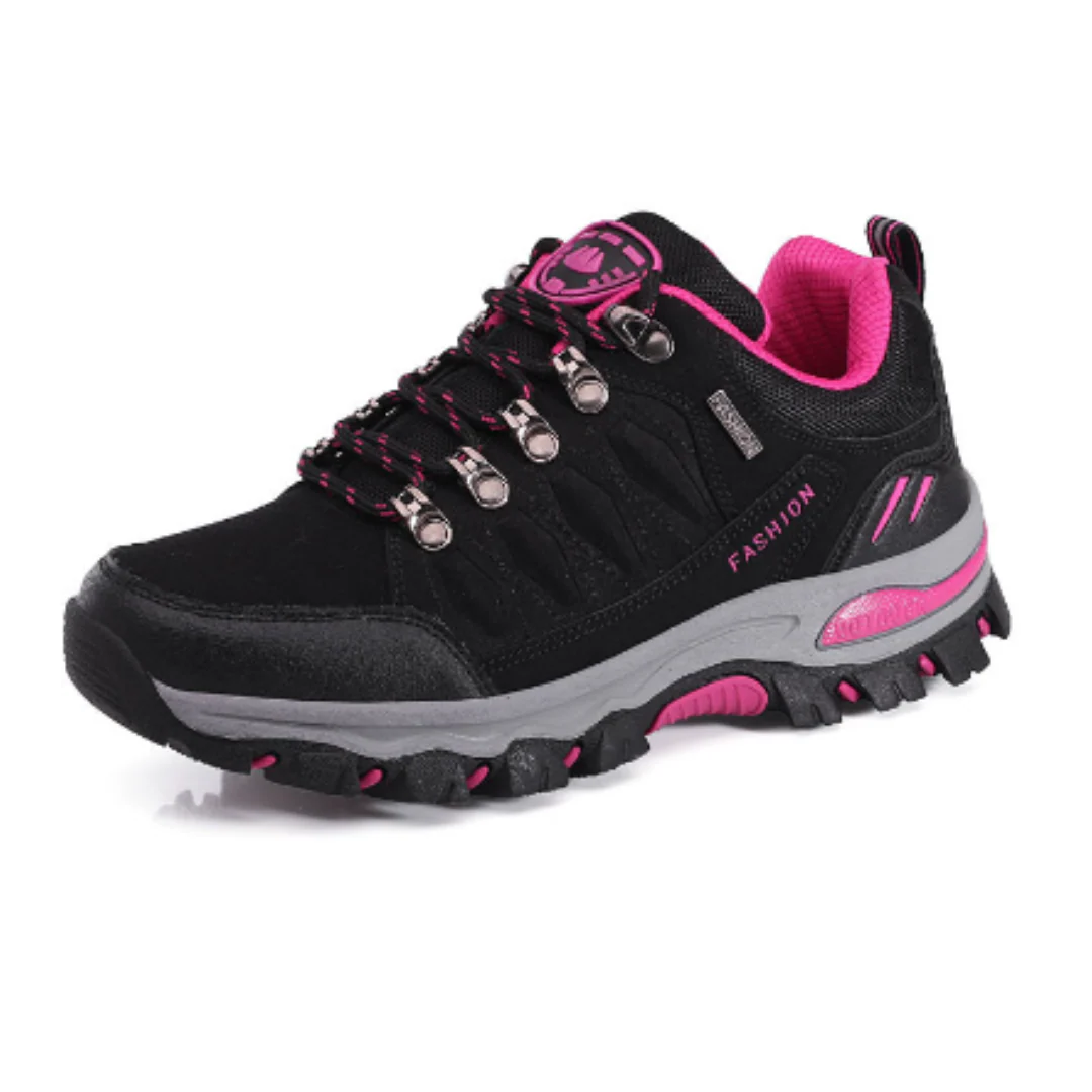 Women's Hiking Shoes with Lace-up and Chunky Sole - Image 4