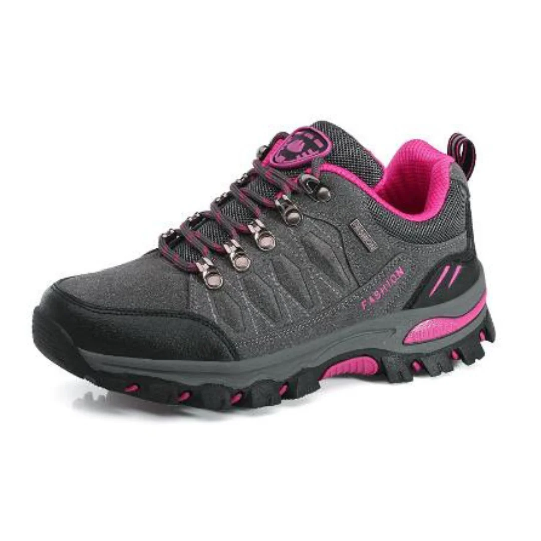 Women's Hiking Shoes with Lace-up and Chunky Sole - Image 5
