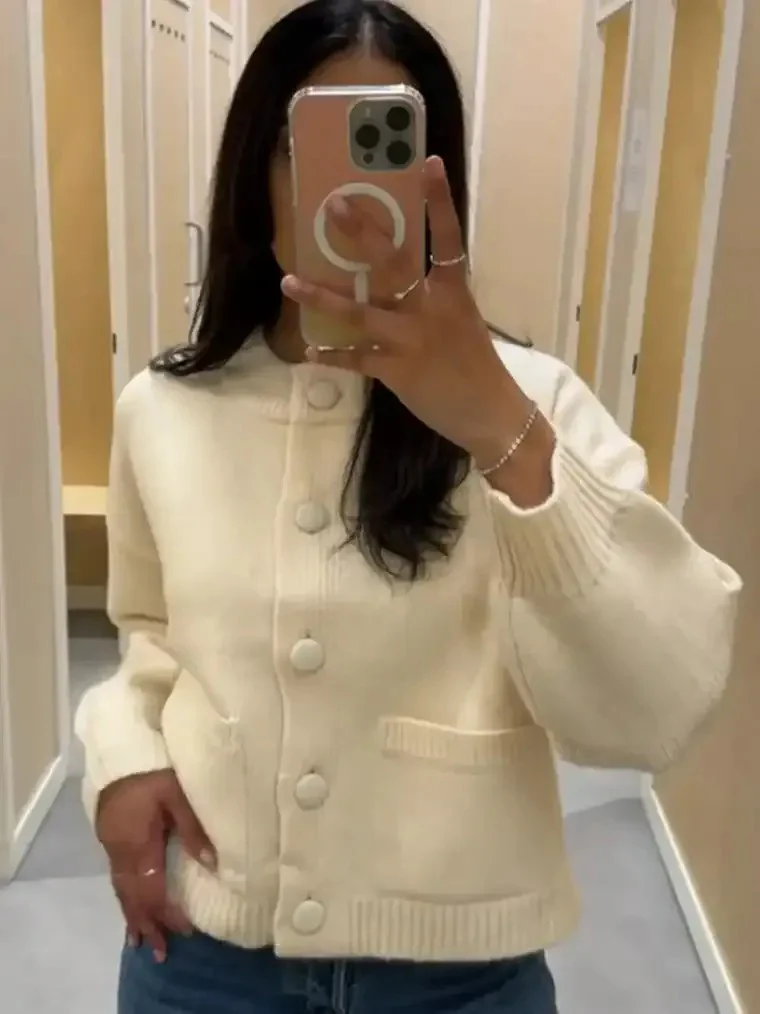 Women's Knit Bomber Cardigan