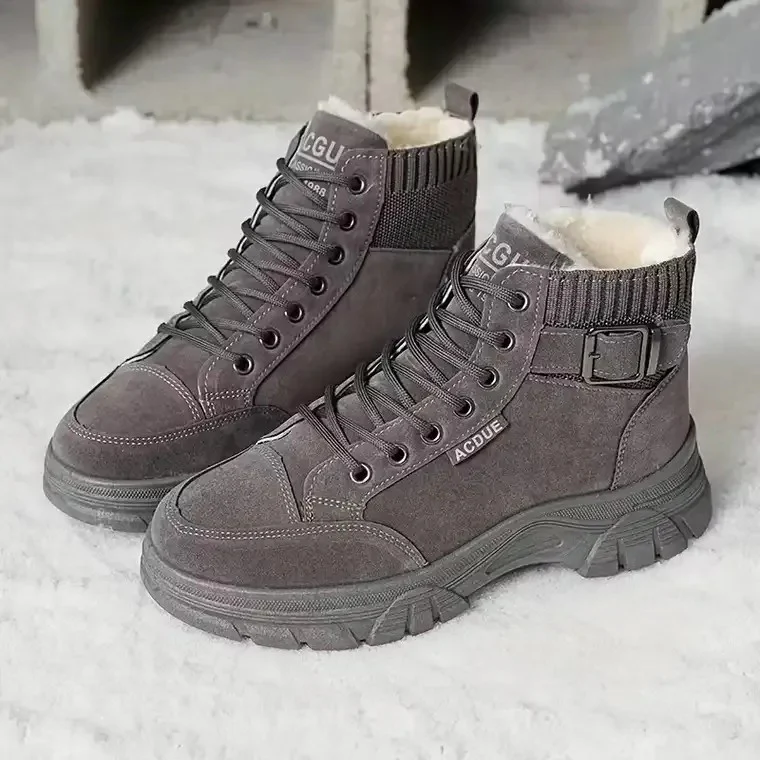 Women's Lace-Up Ankle Boots - Image 2