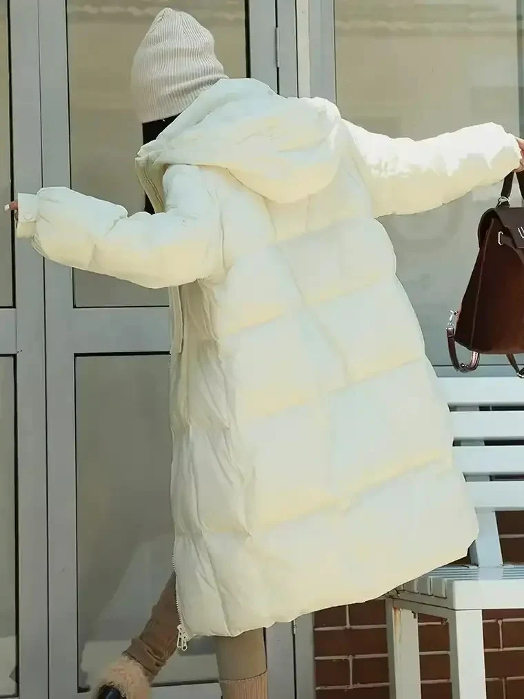 Women's Long Puffer Coat - Image 4