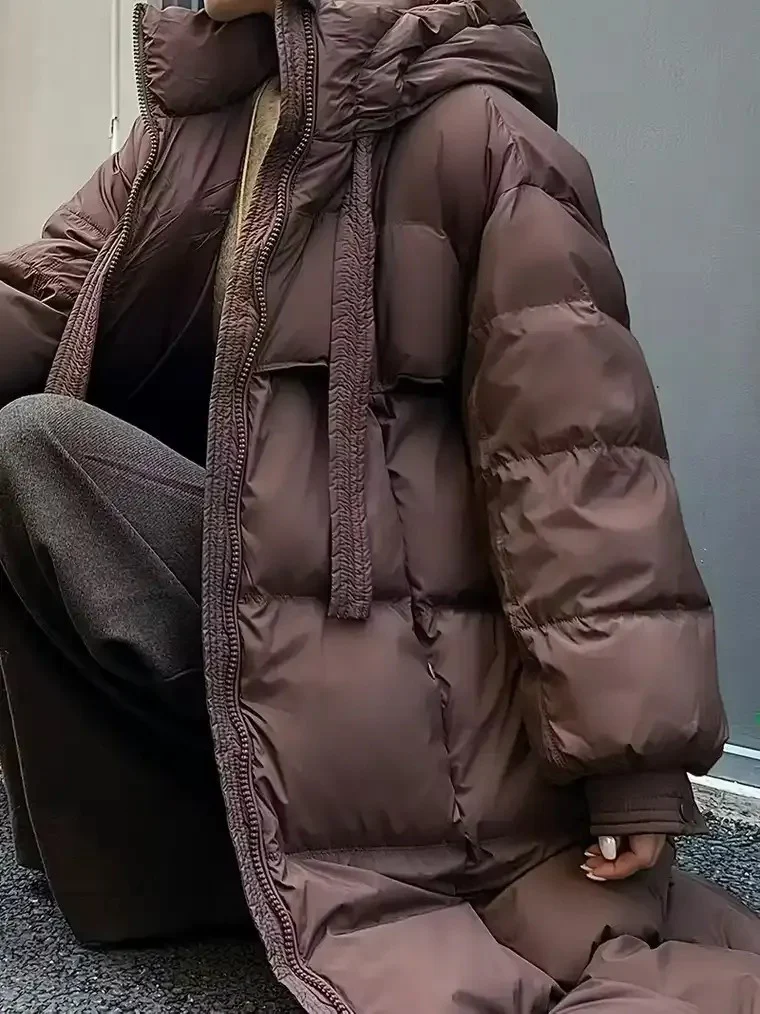 Women's Long Puffer Coat - Image 5