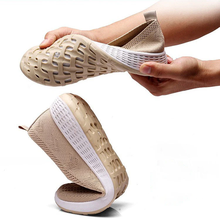 Women's Mesh Slip-on Sneakers with Cut-out Style - Image 2