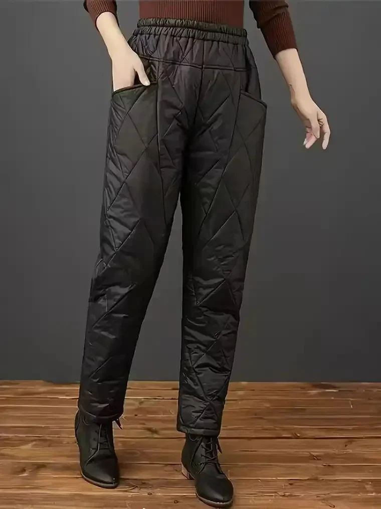 Women's Quilted Puffer Pants - Image 2