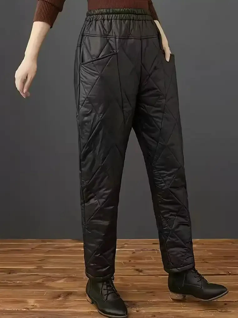 Women's Quilted Puffer Pants - Image 3