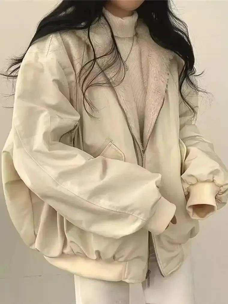 Women's Reversible Winter Puffer Jacket