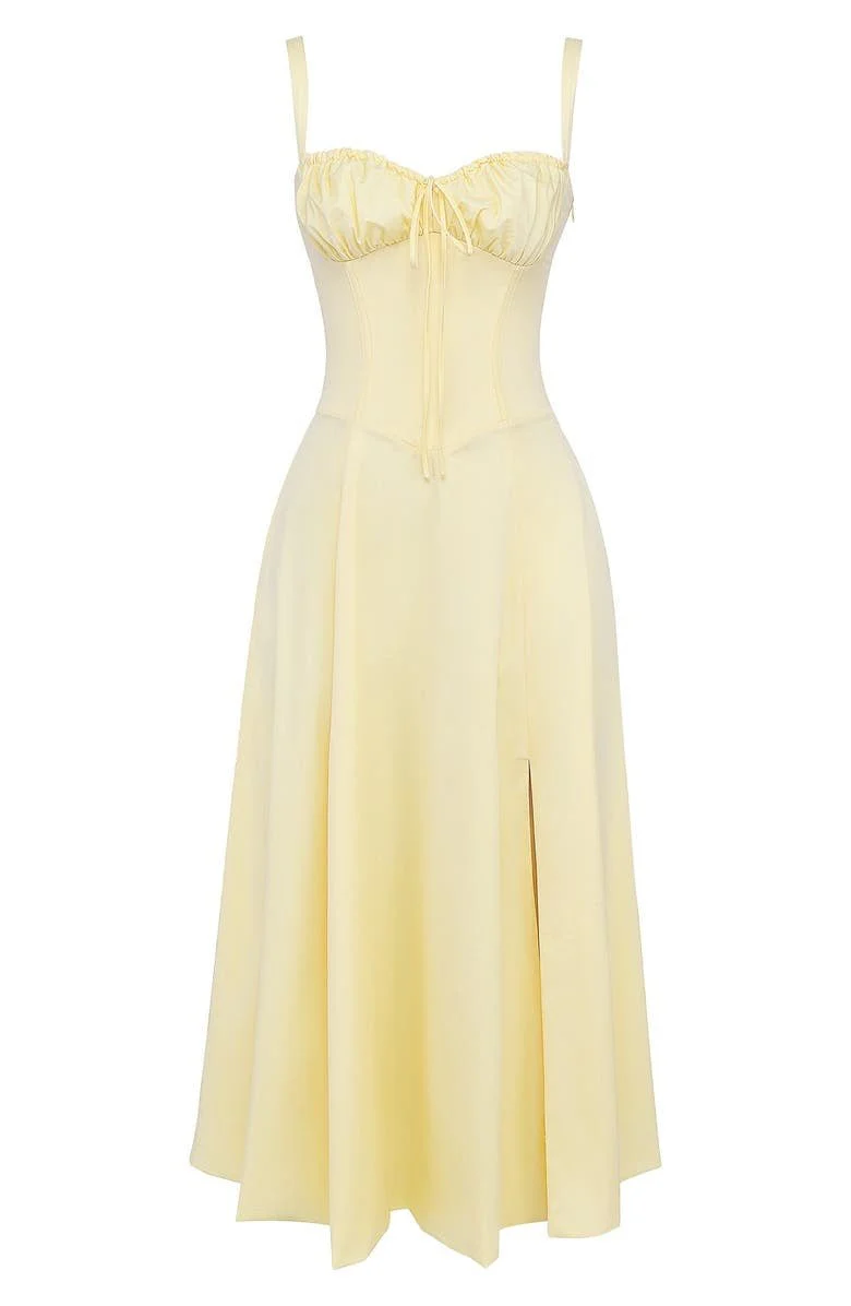 Women's Summer Midi Dress with Sleeveless and Drawstring - Image 23