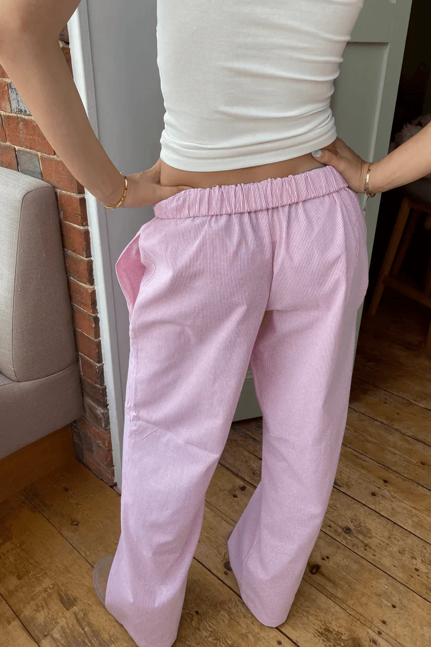 Women's Summer Soft Fabric Trouser with Elastic Waistband - Image 6