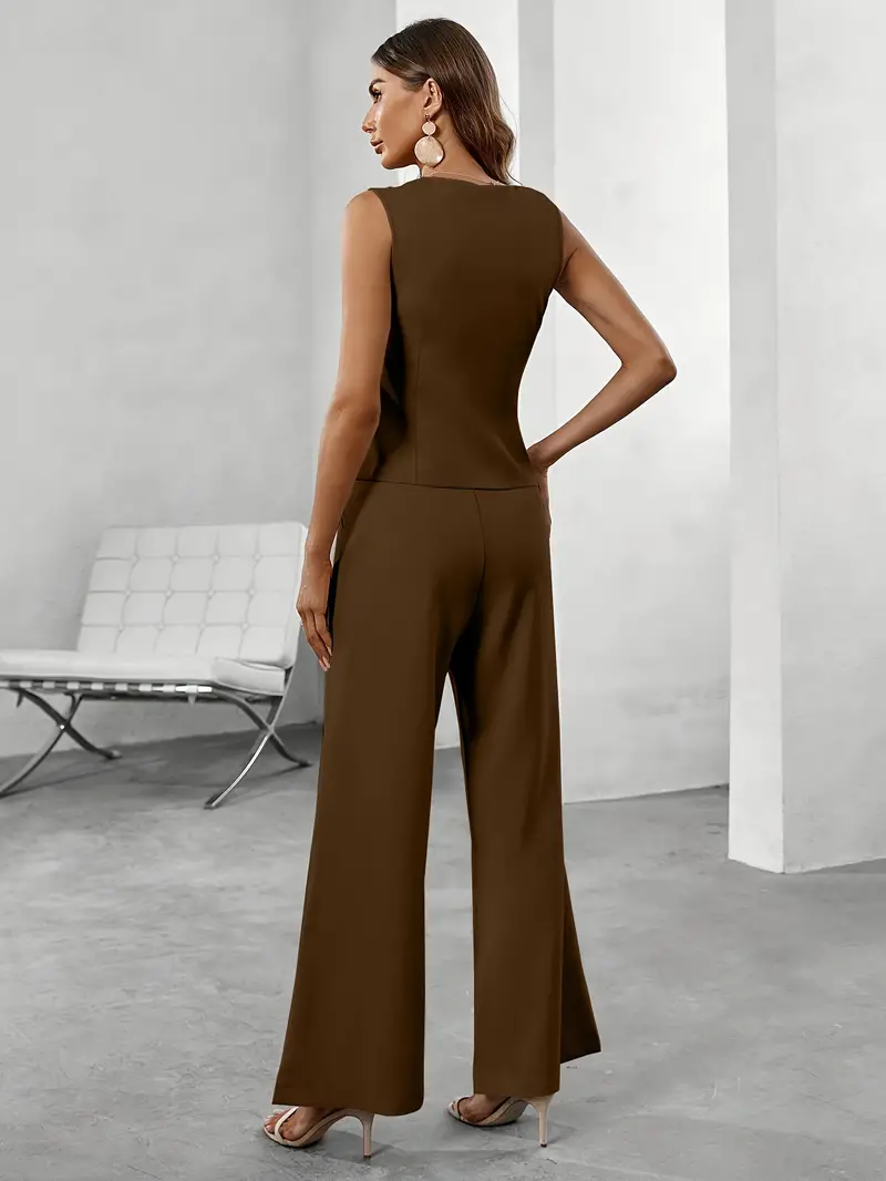 Women's Summer Two Piece Set with Asymmetric Style - Image 6